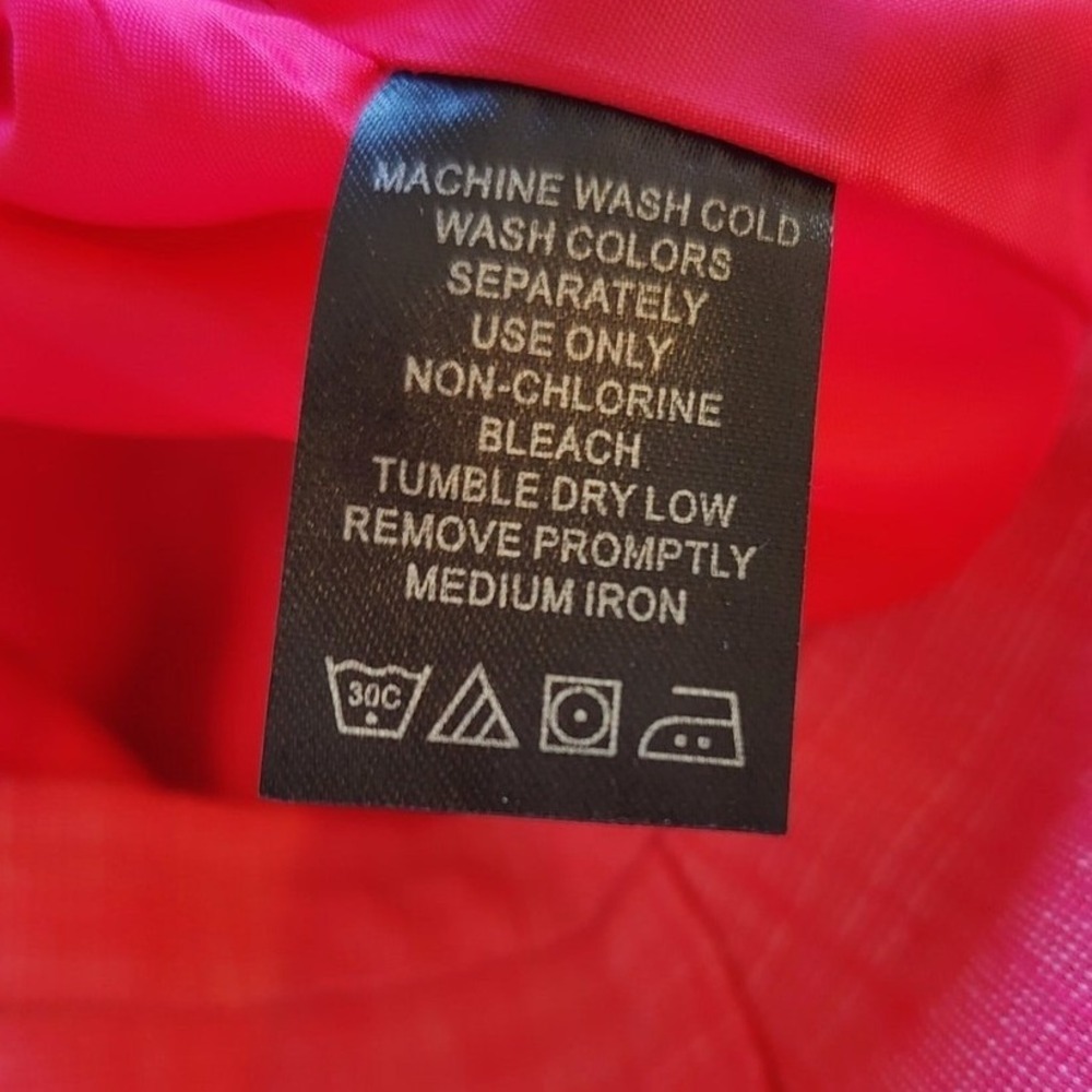 Pink Coral Mermaid Tulip Hem Midi Skirt Retro Pinup Coquette Waist 32 - Picture 6 of 6